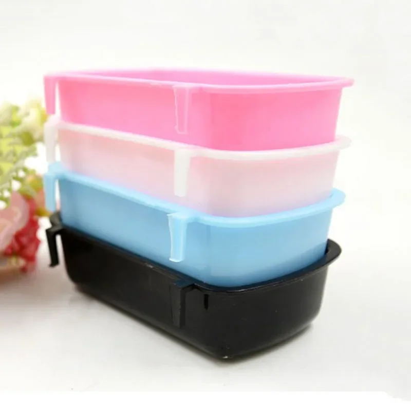 Hamster Water Feeder Hangable Plastic Hamster Squirrel Food Feeder Small Pets Water Drinking Bowl Food Bowl Hamster Cage Accessories