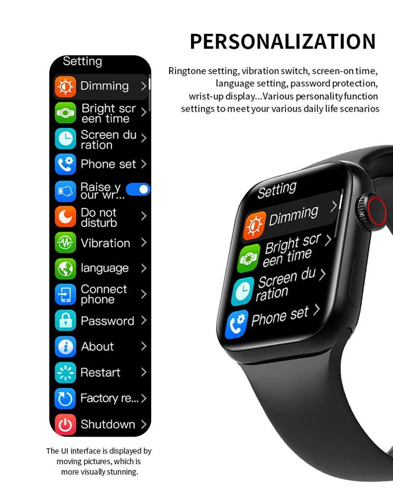 Ios ȵ̵ Ʈ ð 38mm Ʈ ġ 40mm  ȭ  ڵ   ƮϽ  Smartwatch  ȭ Pk I5
