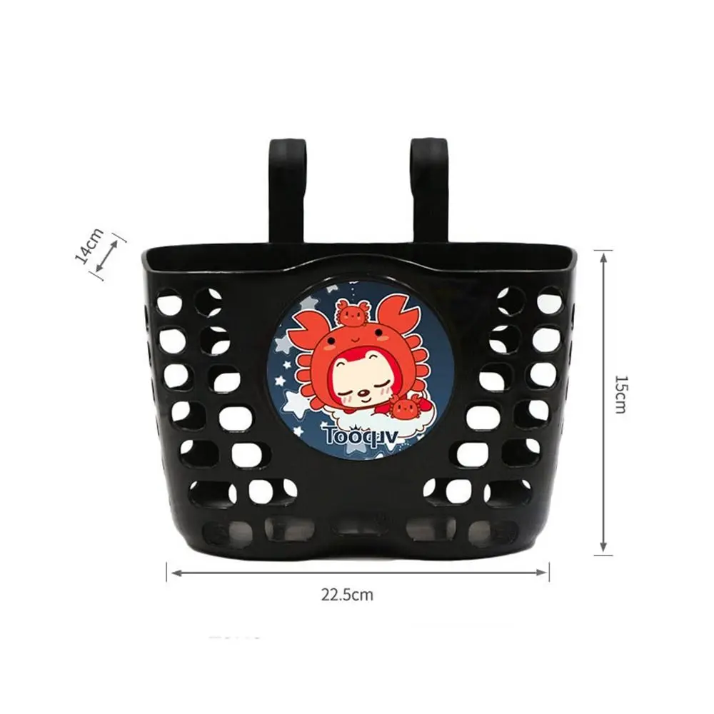 Children Kids Plastic Bicycle Storage Scooter Handlebar Student Front Basket Bike Front Carrier Bag Rear Cycling Accessories