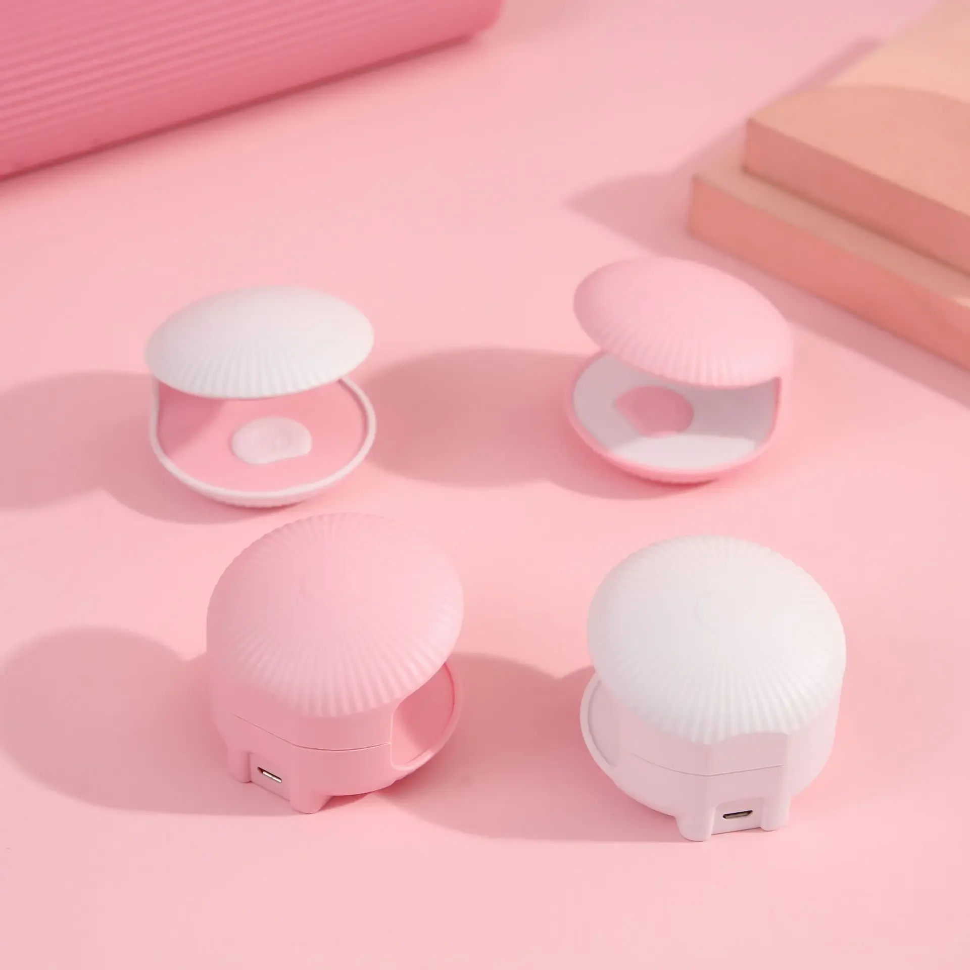미니 휴대용 네일 드라이어, 쉘 LED 램프, 손톱 한 손가락 빠른 건조, USB 케이블 포함, 가정 여행 네일 도구, 18W