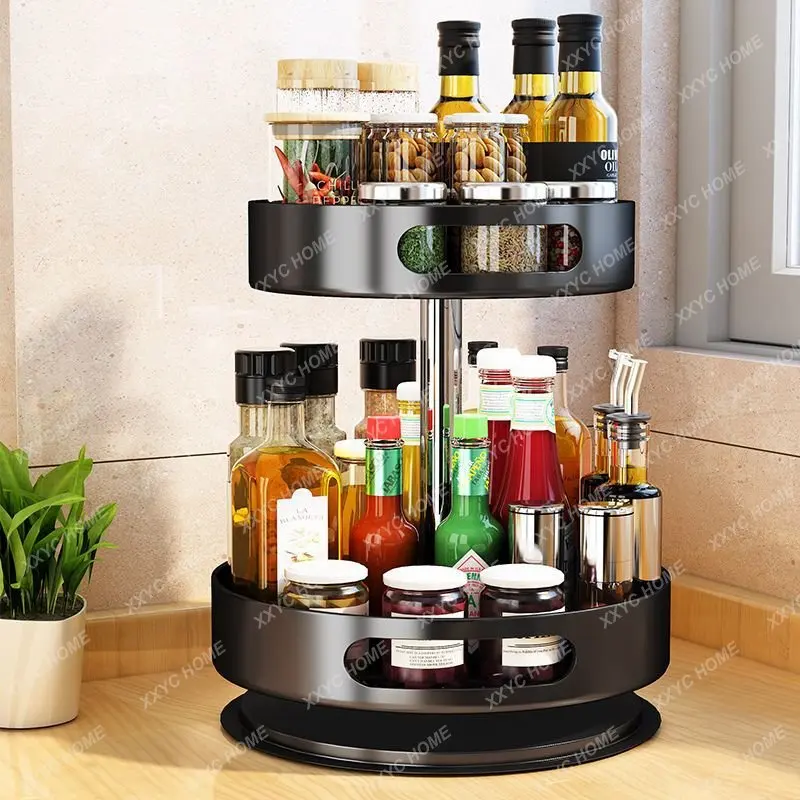 

seasoning rack multifunctional storage rack special for corner of kitchen seasoning box.