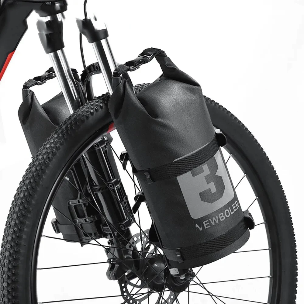 Portable Waterproof Bike Fork Bags 3L Portable Bike Bags Electric Scooter Bags Bicycle Front Bags Bicycle Fork Bags