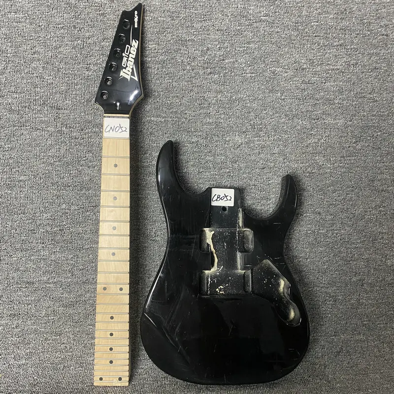 

CN052CB052 Original and Genuine Ibanez Mikro Mini and Travel Guitar Set Unfinised DIY Guitar Kits Neck with Body with Damages