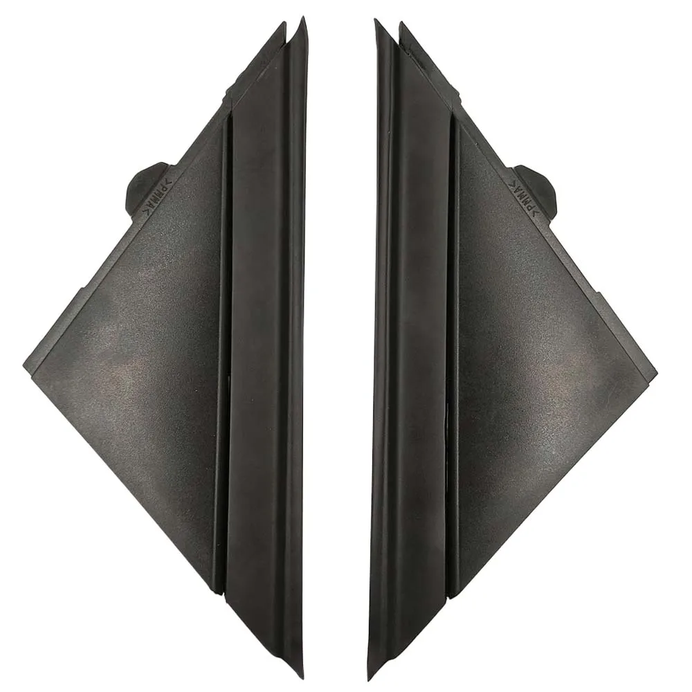Spiegel organic driehoek - acaciahout - 78x67 cm