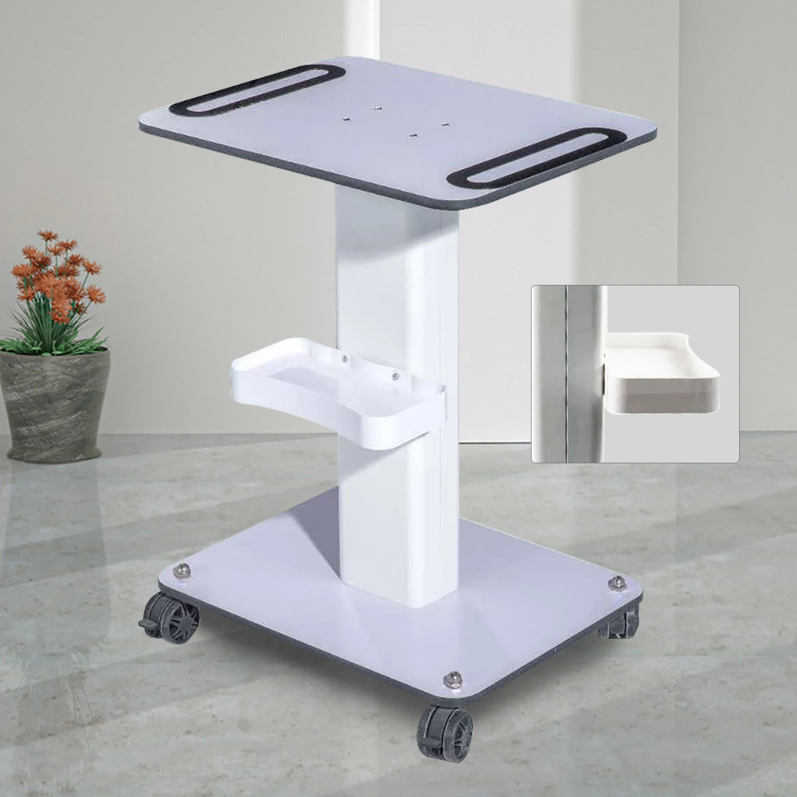 52*40*69cm Salon Big table Trolley Stand Rolling Cart Beauty Wheel Holder Spa Cart