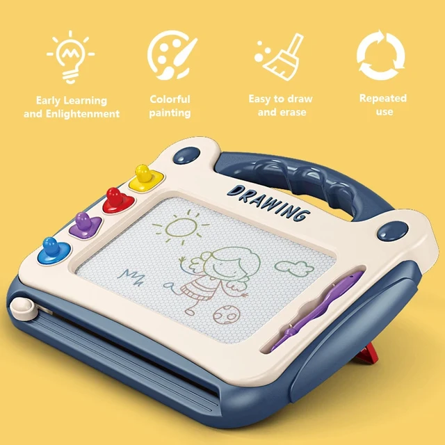 Magnetic Drawing Board Colored Graffiti Magic Eraser Drawing Board Children's Graffiti Board Art Early Education Drawing Toy 4