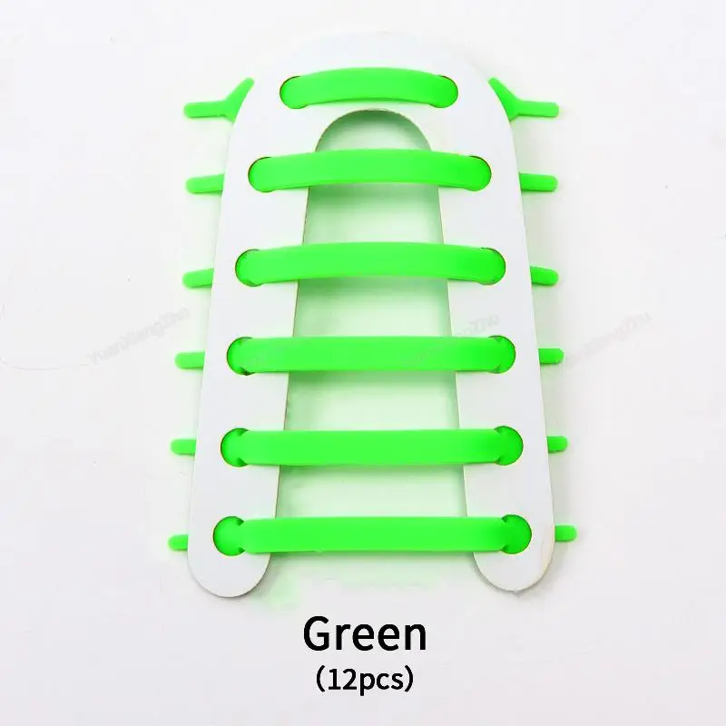 NUOVI Lacci Elastici Colorati in Silicone Senza Nodo, Lacci in Gomma Migliorati per Sneakers, Bambini, Donne e Uomini HA01548