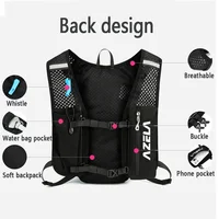 Outdoor Trail Running Ultralight Backpack Hydration Jogging Vest Men Breathable Marathon Bicycle Bag Water Bottle 250ML/1.5L 2