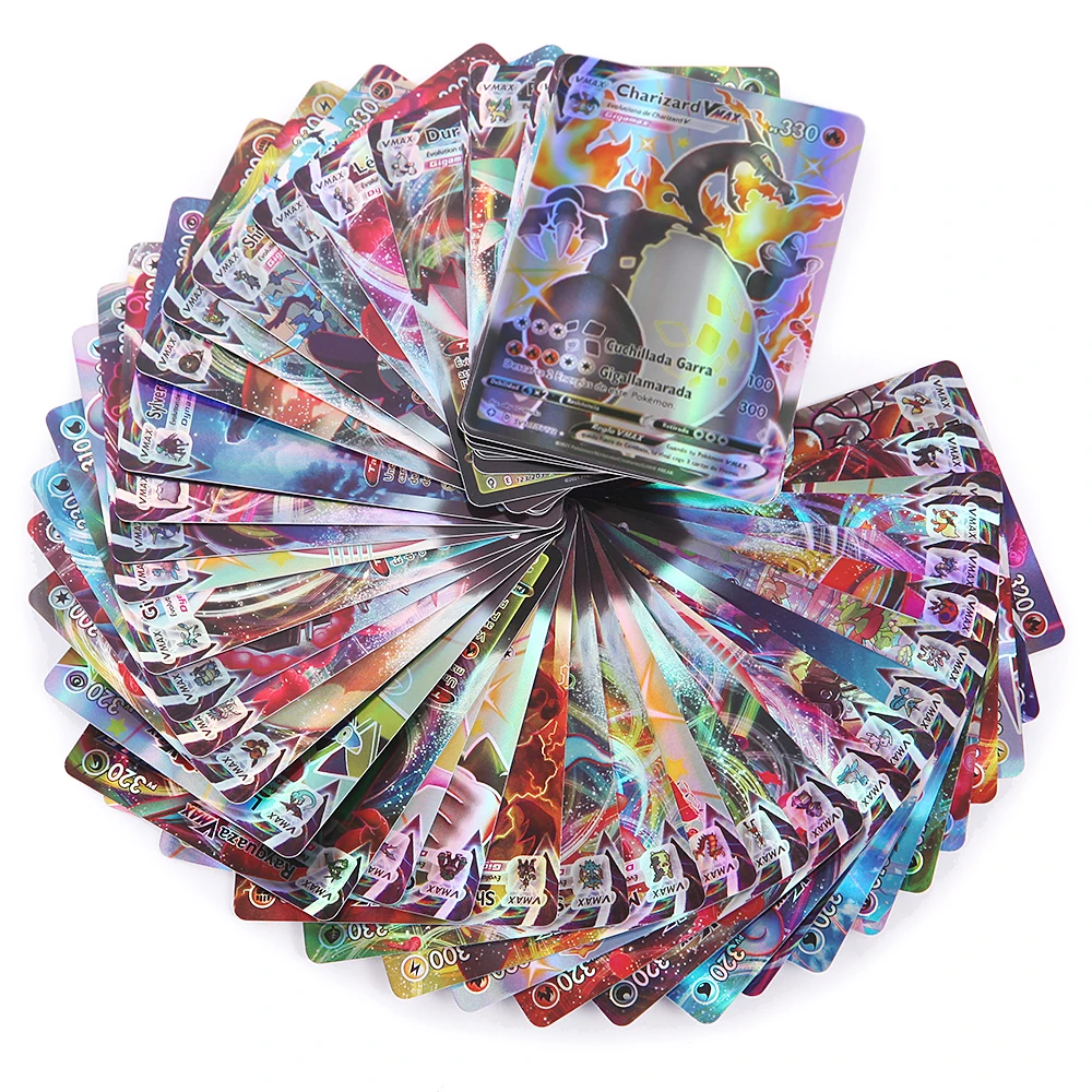 50-200PCS French Version Pokemon Cards Basic V Vstar Vmax GX MEGA TAG TEAM  EX Game Battle Card Toys Boys Best Gifts