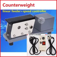 100#/140#/160#/190# counterweight linear vibration feeder flat vibration of vibrating disk with speed controller 1