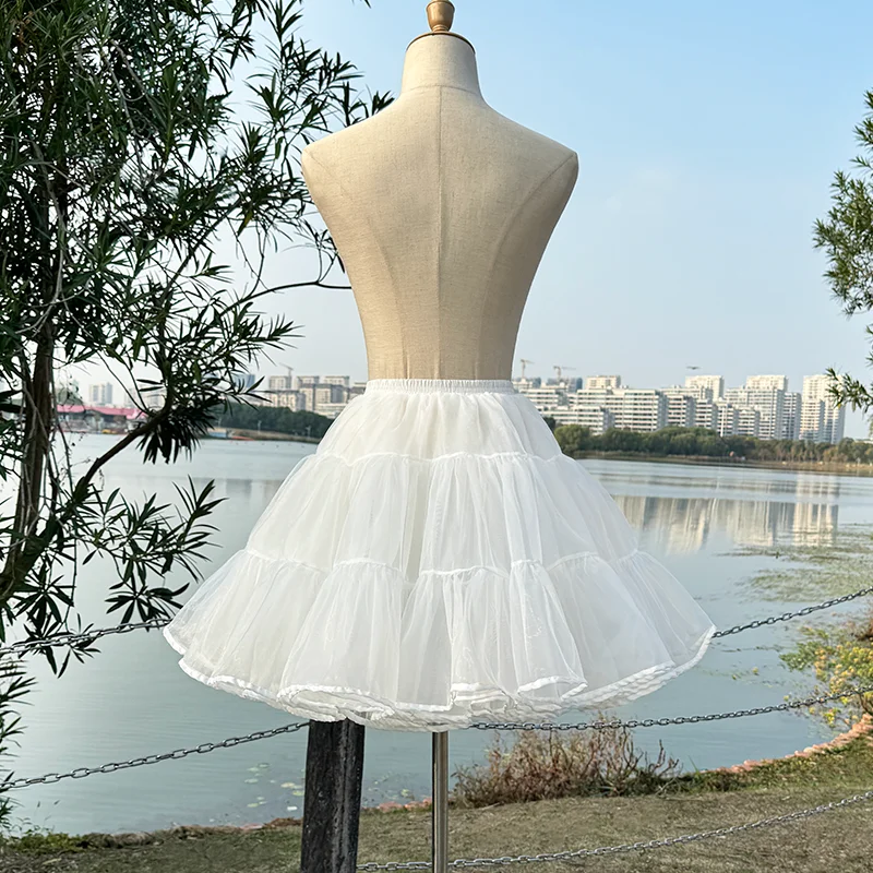 Bubble Tutu Hoopless Petticoat 4 Layers Skirt Crinoline Skirt Bride's Wedding Dress
