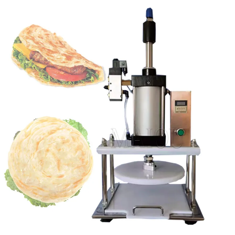 

Pneumatic Duck Cake Bread Pizza Crust Making Machine Dough Pizza Flatten Flat Press Machine