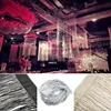 Glitter Door String Curtain Silver Ribbon Shiny Tassel Flash Line Curtain Valance for Window Room Home Decoration 100X200CM 3