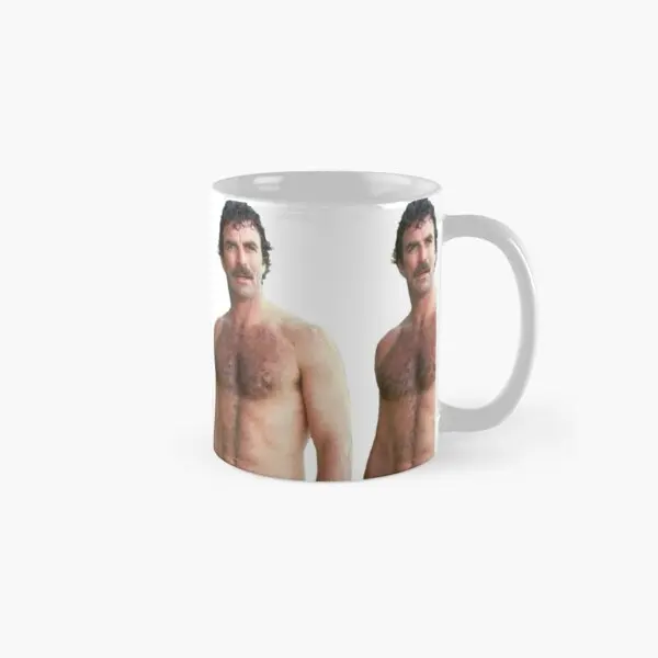 

Классическая кружка Tom Selleck с напечатанной ручкой, круглые фото-подарки, чашка с простым изображением, дизайнерская посуда для напитков, чая, кофе