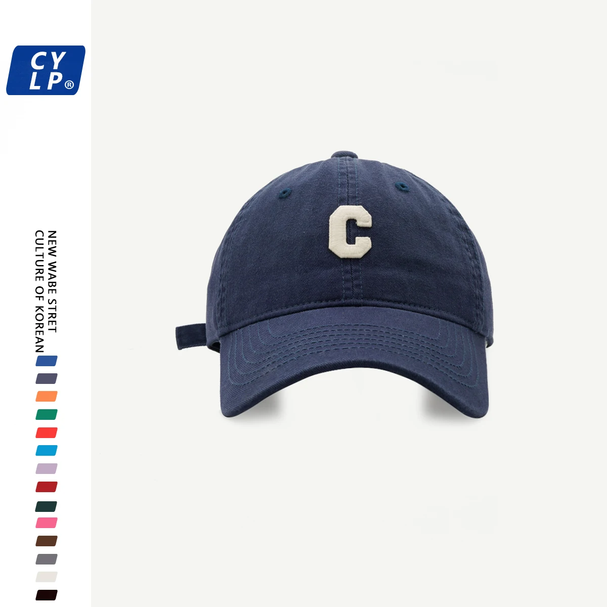 Navy blue 28 - new c letter baseball cap
