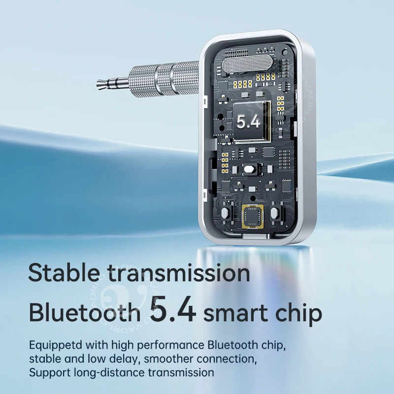 Bluetooth Adapter Bluetooth Audio Receiver Bluetooth Transceiver Adapter Bluetooth Aux Adaptor T67 Upgraded Bluetooth 5.4 Transmitter Receiver 3.5MM AUX RCA With Mic HiFi Stereo Music Wireless Adapter For PC TV Car Airplane