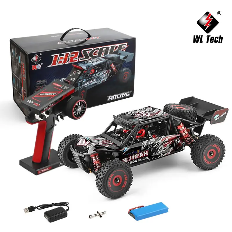 WL 124016  V8 V2 WLtoys 1/12 4WD HighSpeed Brushless Motor Off-Road Remote Control Drift Climbing RC Racing Car Adults Kids Toys 6