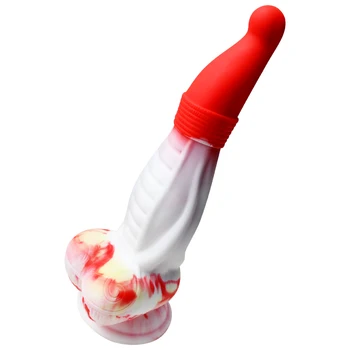 HESEKS Stranger Things Penis Colorful Stranger Creatures Dildos Monster Cock Big Dick Dildos Safety Liquid Silicone Anal Plug 3