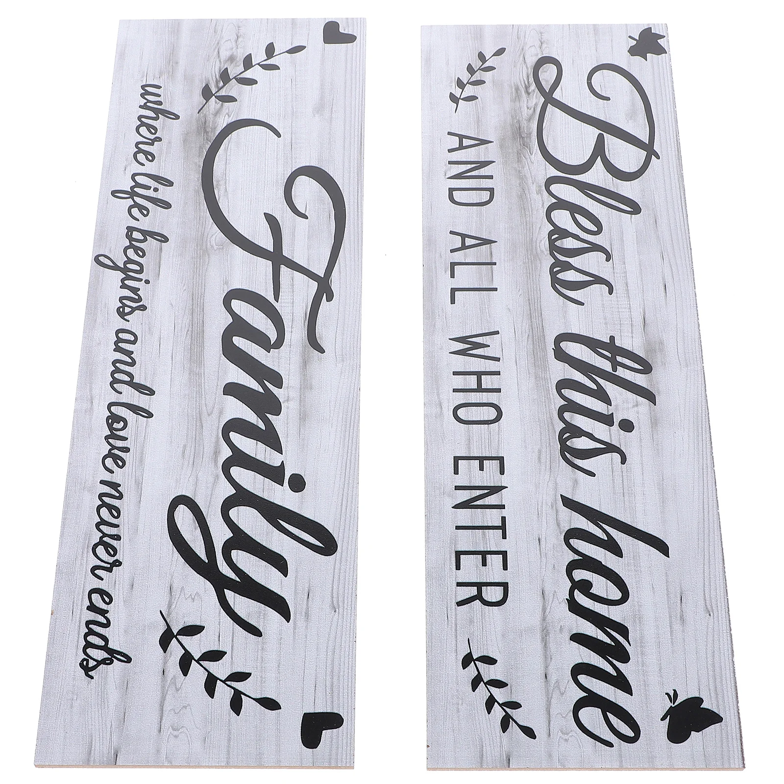 

Country Home Decor Wooden Plaque Ornament Decorative Household Rustic Decorations for Hanging Wall Art