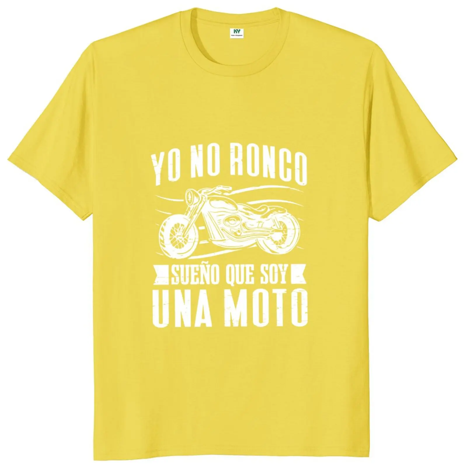 Motorcycle Biker T Shirt Funny Spanish Sayings Dad Boyfriend Gifts Tee Tops  100% Cotton Round Neck Casual Soft T-shirt - AliExpress