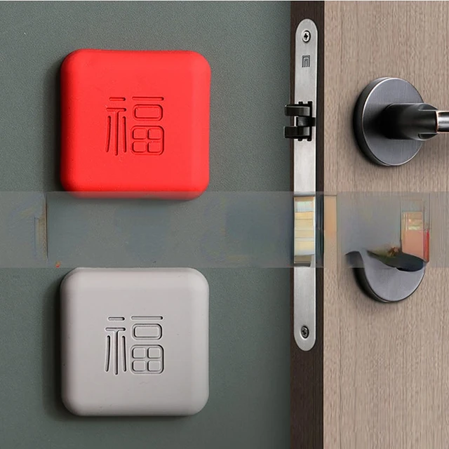 Fuzi Ajtó Fogantyú Szilikon Ütésgátló Készülék, Háztartási Hűtőszekrény Ütközésgátló Védőpad