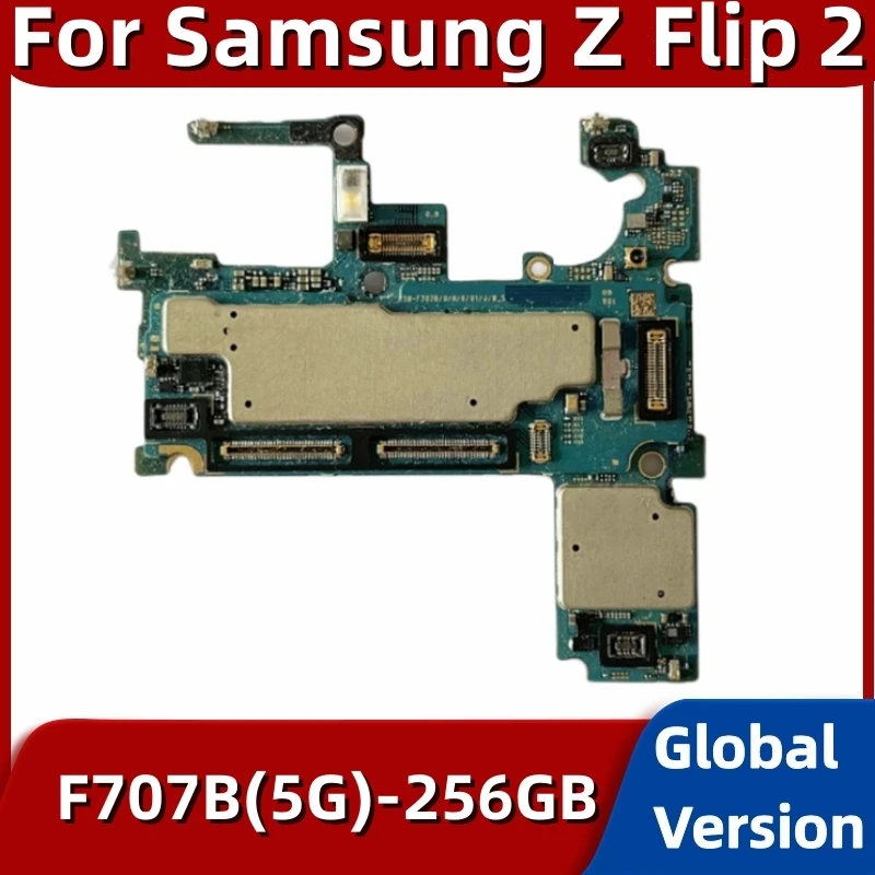 

Motherboard for Samsung Galaxy Z Flip2 SM-F707B, Unlocked 5G Mainboard, with Snapdragon 888 Processor, 256GB ROM