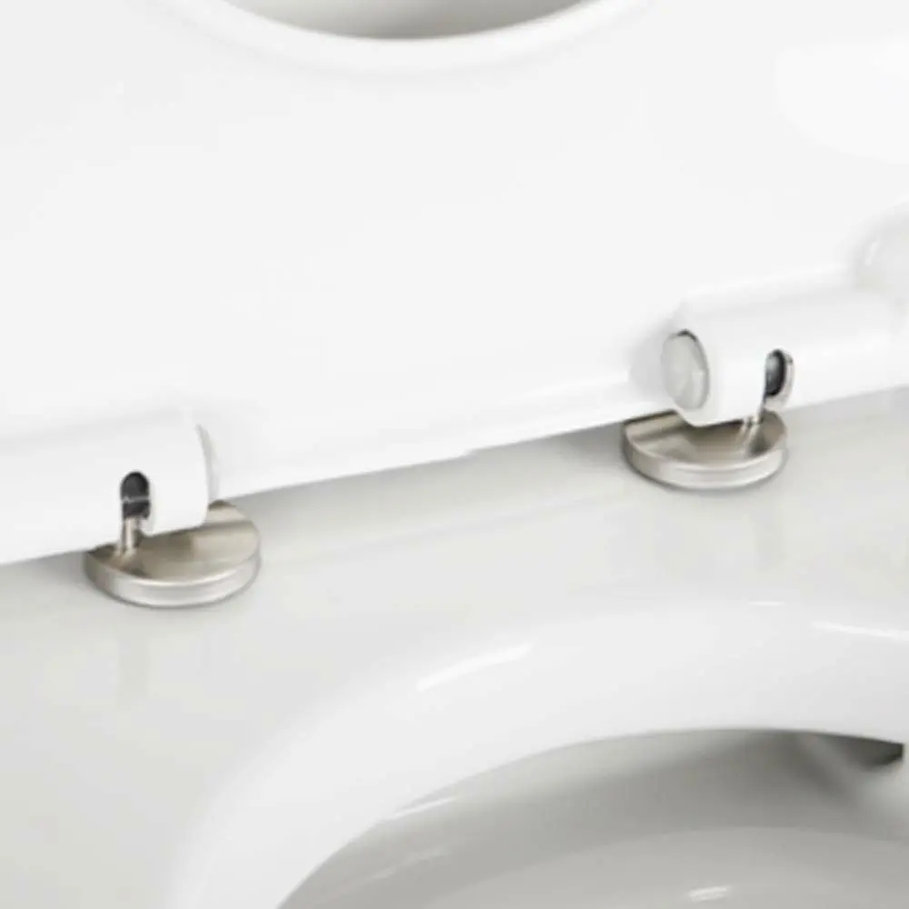 2PCS Toilet Seat Hinges Mountings Replacement Hinge Fittings Screws For Toilet Accessories
