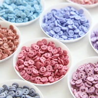 100pcs Mini Buttons 6mm Round Resin Mini Buttons Sewing Accessories Doll Clothing Button Embellishments Scrapbooking Card Decor 1