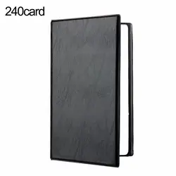 Deluxe Artificial Leather Card Holder Album - Multi - Capacity Collection Case (240card)