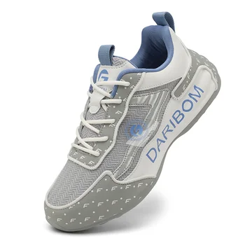 Running Shoes Men Breathable Shockproof Marathon Sneakers Lace-up Ultralight Sports Casual Shoes Work Tennis Athletic Footwear 5