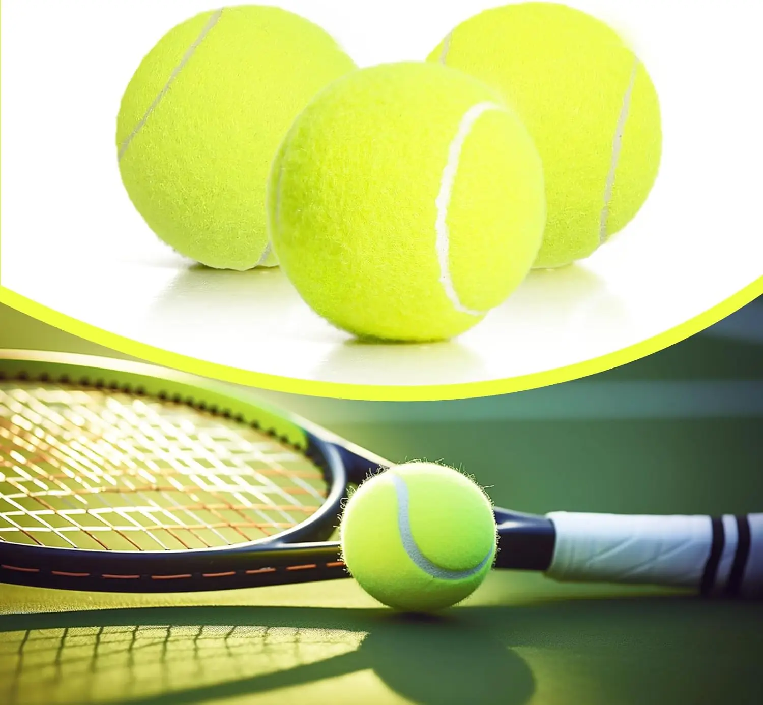 Tennis Balls 10 Pack Training Practice High Elasticity Pet Dog Playing HappyFun tennis balls