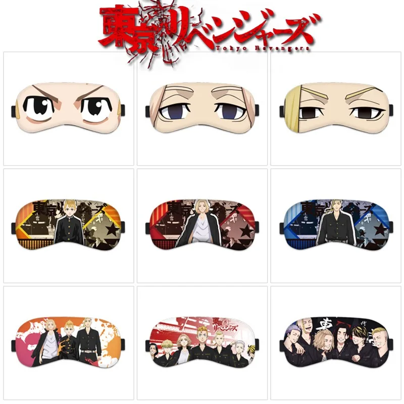 New Tokyo Revengers Eye Mask Cartoon E Anime Cute Blackout Eye Mask Maschere Per Gli Occhi Traspiranti Tridimensionali Creative