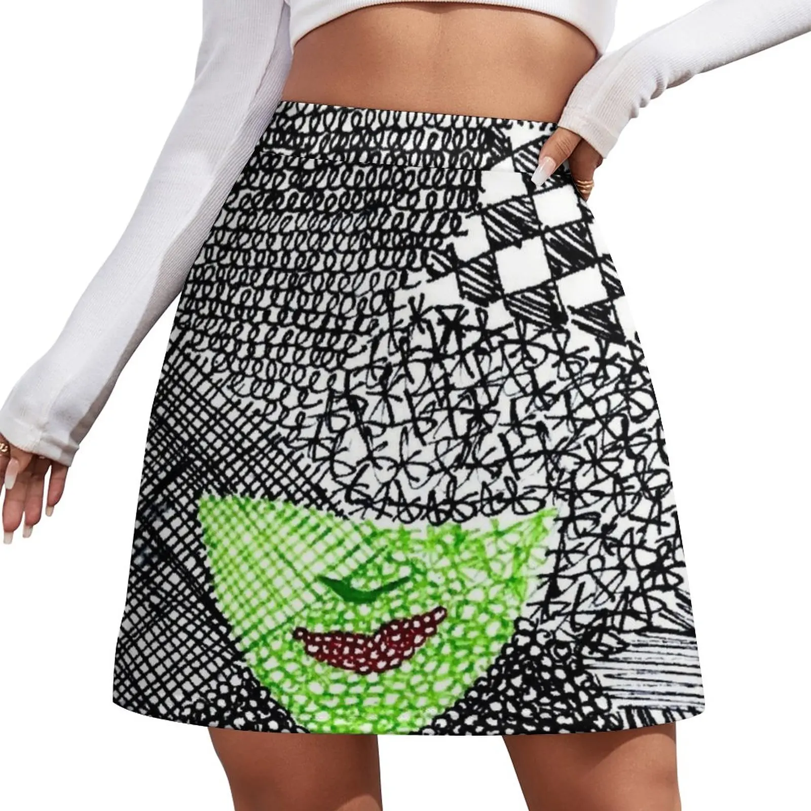 wicked - elphaba Mini Skirt korean skirt skirts women summer 2023 Women's clothing