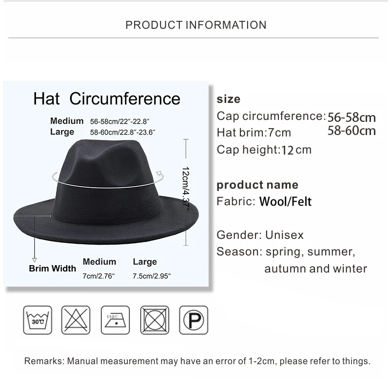 Fedora Hat Women Wool Felt Vintage Church Ladies Hat Unisex Wide Brim Panama Party Cowboy Cap Jazz Gentleman Wedding Hat For Man fedora cap