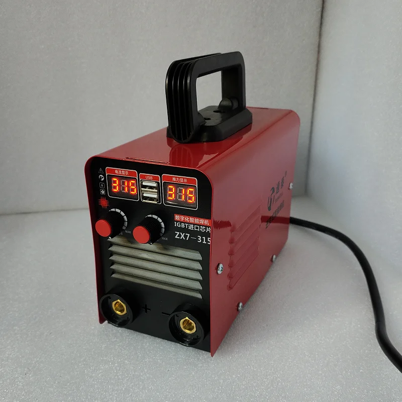 Portable 220V Arc Inverter Electric Welding Machine Industrial-Grade Household Small All-Copper IGBT Welder ZX7-315 20A-315A 3