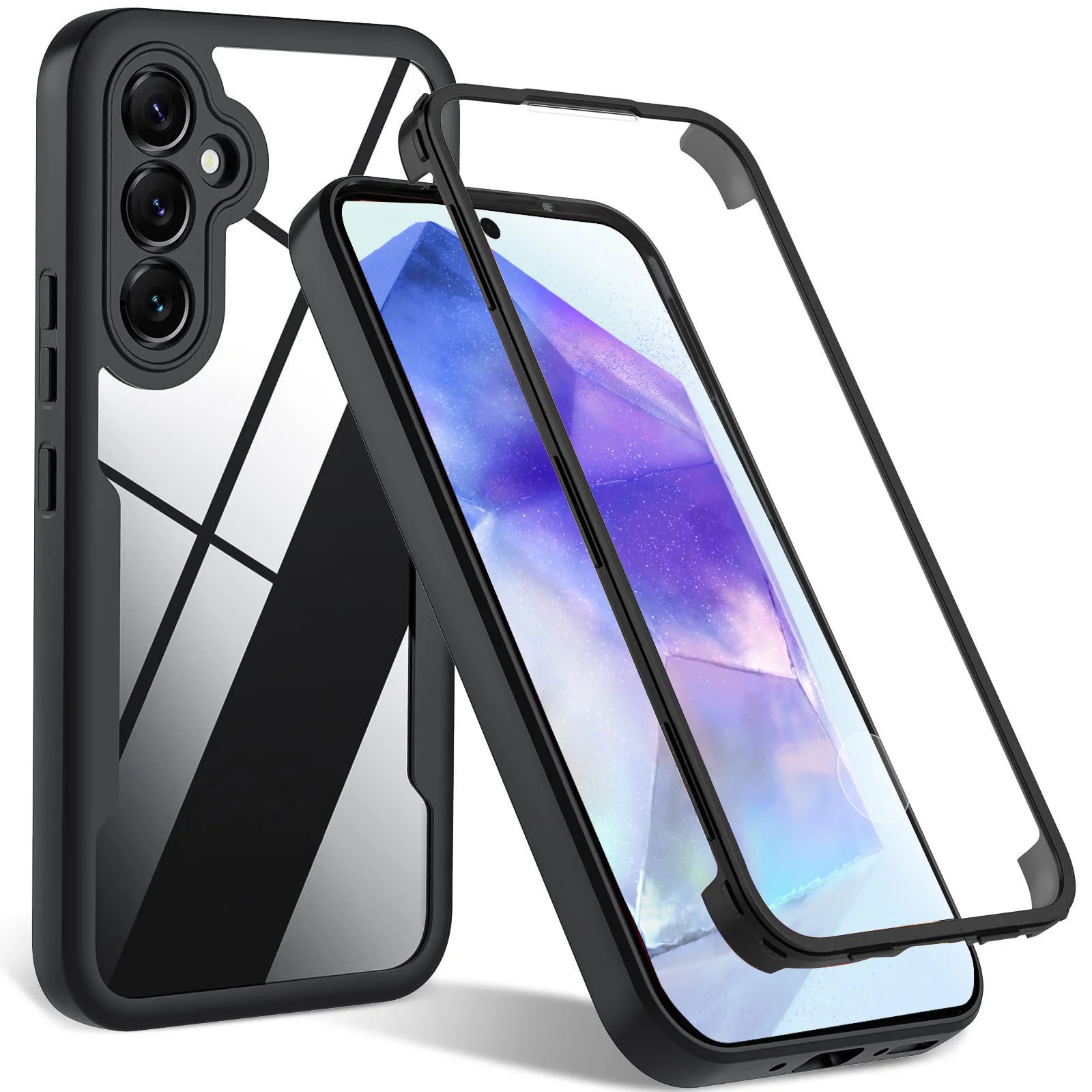thumbnail image 1 of 360 Full Cover Protection Case For Samsung A55 5G A35 A54 5G A24 A14 A34 A53 A13 A33 A51 A71 A22 A72 A52S Shockproof Phone Cover, 1 of 5