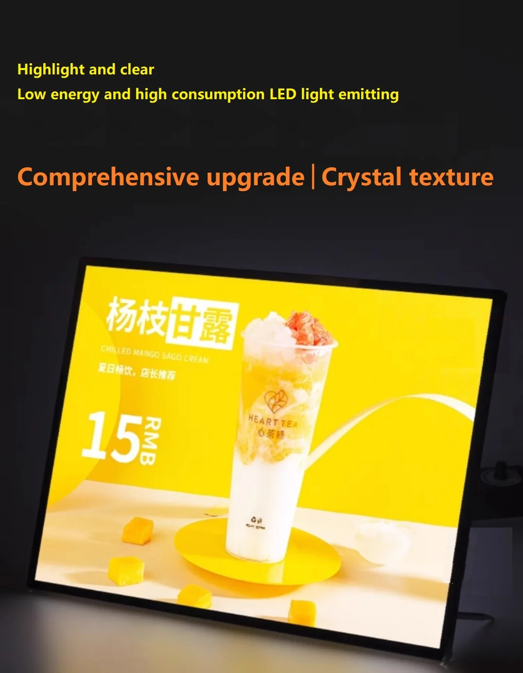 Description Picture 6 of item2023 New A4 Light Box LED Drawing Ad Memu 0.9CM Super Thin Board Exchangable Inner Film Poster Easily HD High Bright Magic Tool
