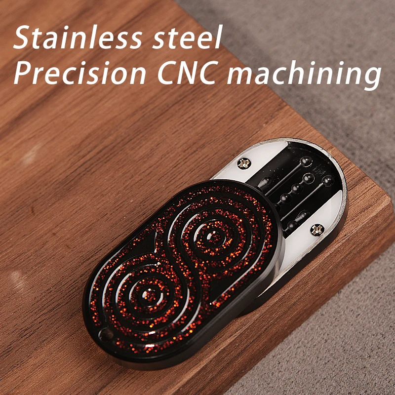 Fidget Toys Anti Stress Toys Mechanical card-pushing metal alloy EDC magnetic force rotation slider fidget spinner stress-relieving toy children's toy