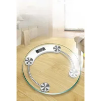 Rechargeable Electronic Scale Weight Scale Gift Round Scale Household Human Body Scale Body Weight Scale  Personenwaage  Scale 1