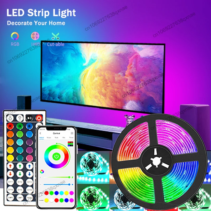 

Светодиодная лента RGB SMD5050 с поддержкой Bluetooth и синхронизацией музыки