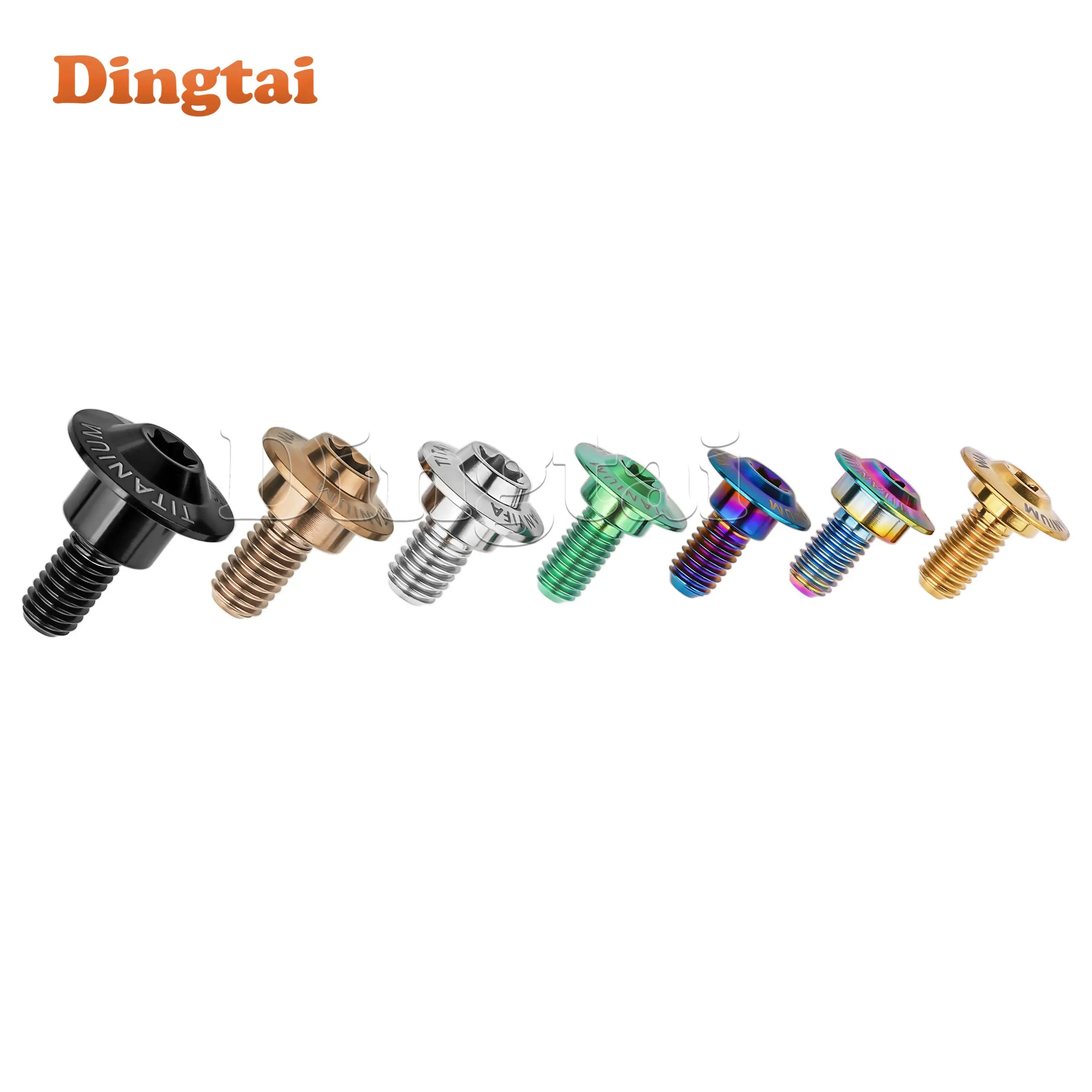 High-Strength Dingtai Titanium Alloy Step Bolt for Electric Motorcycle Side Plate