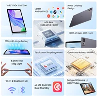 CHUWI AuPad 10.95-inch Snapdragon 685 Octa-core Tablet 1200*1920 FHD Display 8GB DDR4 128GB ROM 4G LTE GPS Android 14 Tablets PC 2
