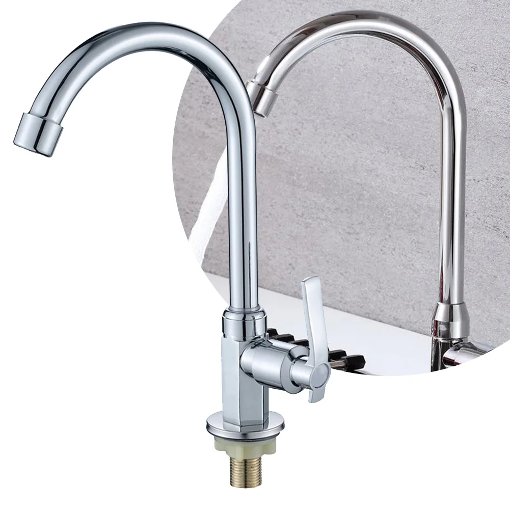 Kitchen Faucet Ziny Alloy Kitchen Faucet Single Cold Water Sink Faucet Single Handle Swivel For Faucets Bathrooms Accessories