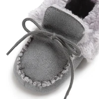 2023 Winter Snow Baby Boots Multiple Colors Warm Fluff Balls Indoor Colloidal particle sole Infant Newborn Toddler Baby Shoes 5