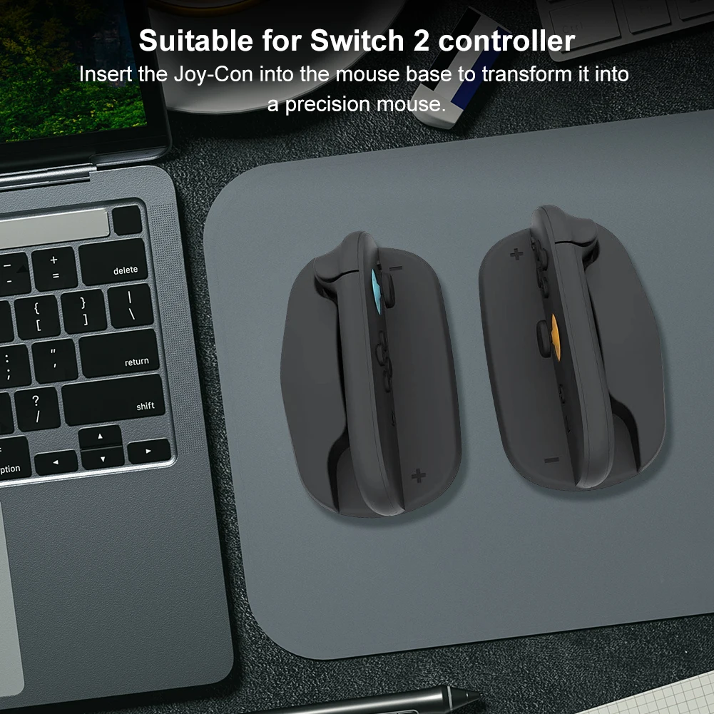 For Switch 2 Game Left+Right Joy-Con 2PCS Mouse Holder Stand Ergonomic Controllers Handheld Mice Bracket Base Gaming Accessories
