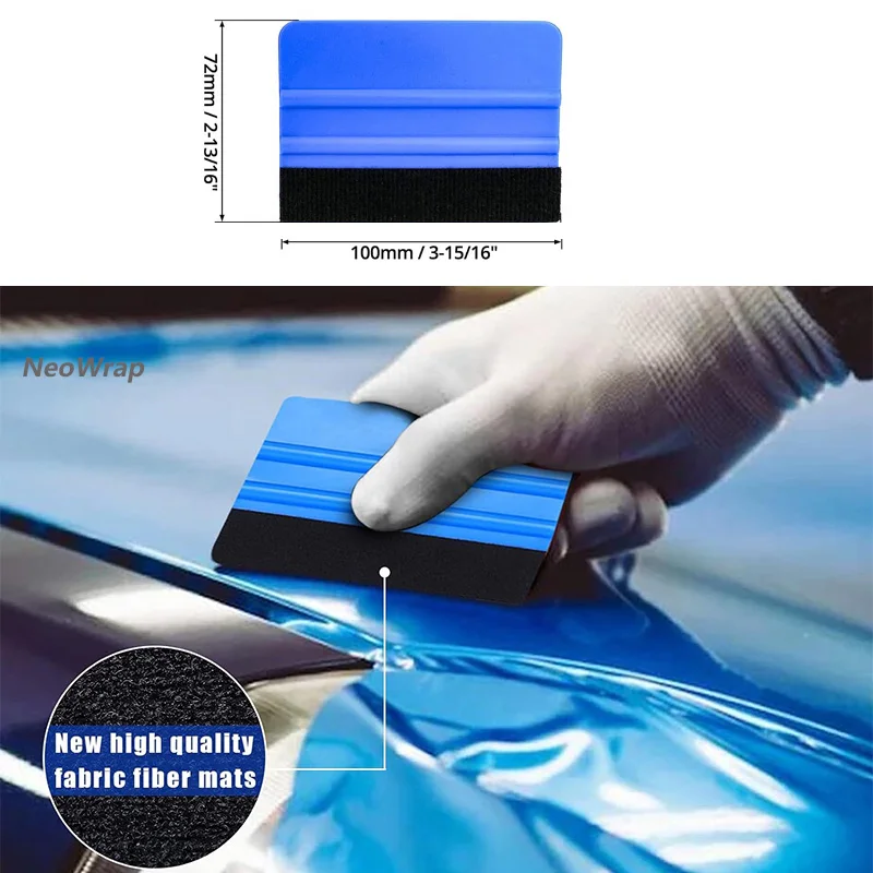 15Pcs Car Wrapping Vinyl Tool Kit with Car Wrap Felt Squeegee Plastic Vinyl Scraper Utility Knife Blades Window Film Tint Tools 3