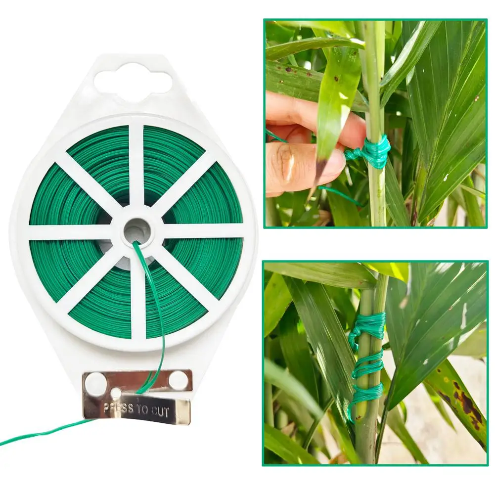 

Gardening Belt Self-cutting Device Binding Belt Reusable Free Tying Tool Fixed Flower Vines Creeper Plant Cut Hoops S4M3