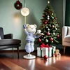 Large Violent Bear Floor-standing Ornaments, Fortress Living Room Luminous Bluetooth Speaker Tray Storage Smart Furniture 4