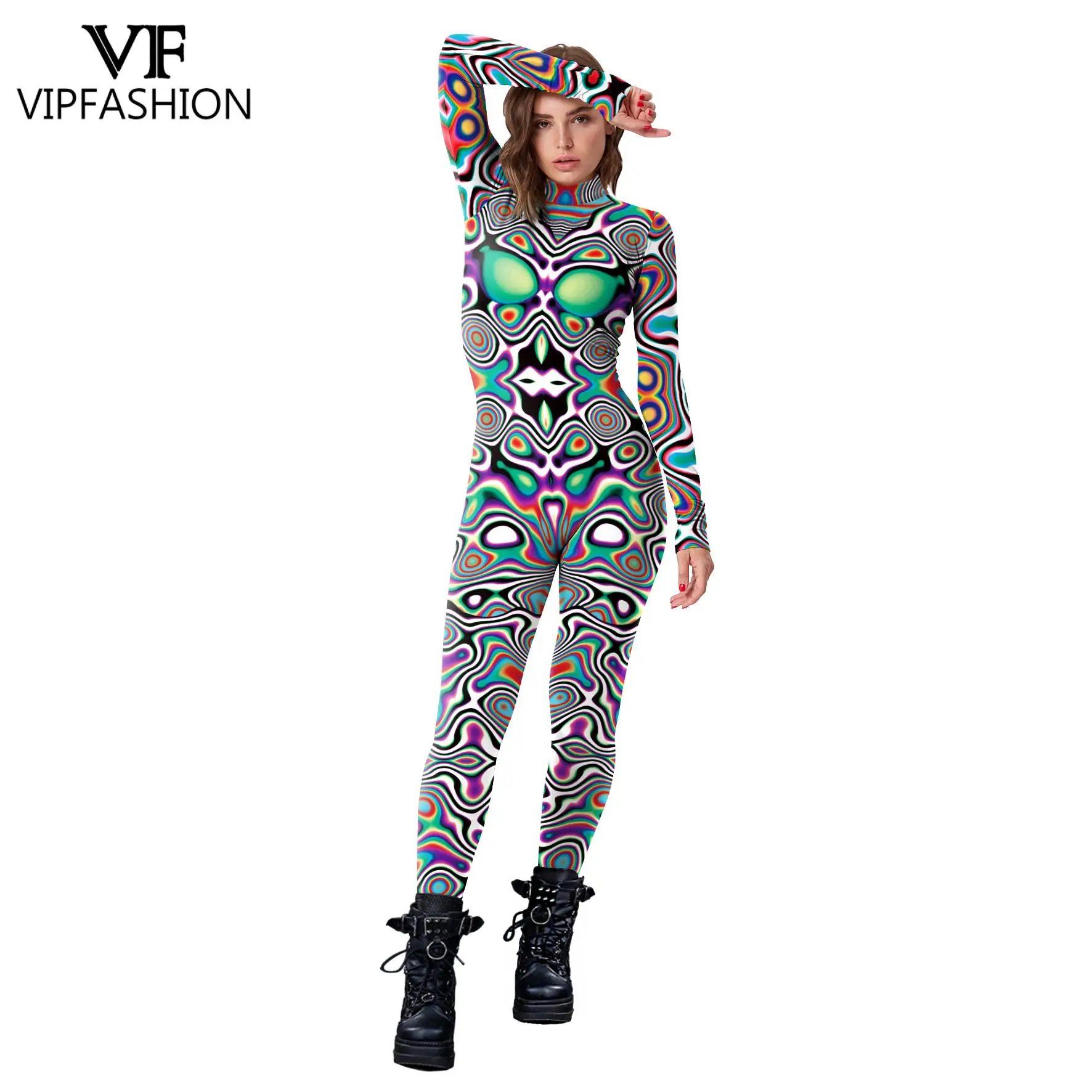 Cosplay Costume Adult Unitard Sexy Fetish Wear VIP FASHION Halloween Cosplay Costumes For Women Carnival Punk Steampunk Sexy Slim Jumpsuit Performance Zentai Bodysuit