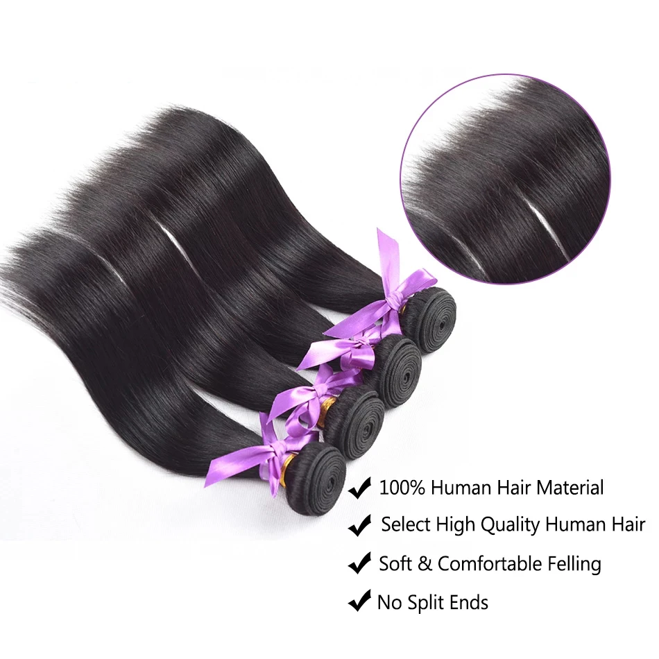 Vietnamese Hair Bone Straight Dainaer Hair Weave Remy Human 4 Bundles Per Lot 8-30 Inches Natural Color